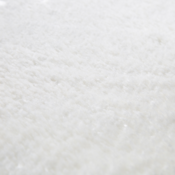 Kunstfell Tukums - Kunstfaser - Weiß - 55 x 80 cm