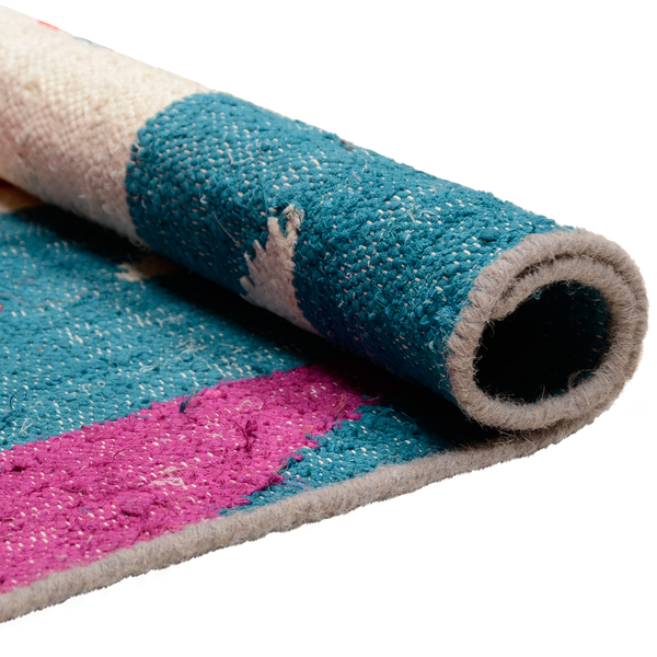 Teppich Vintage Funky Kelim - 65 x 135 cm