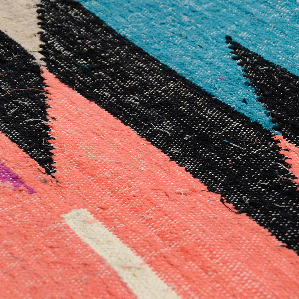 Teppich Vintage Funky Kelim - 65 x 135 cm