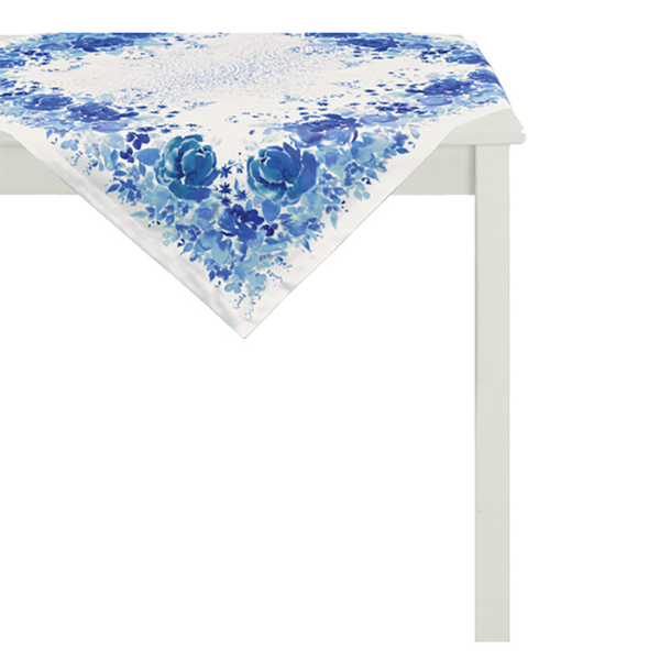 Tischdecke Summer Garden IV - Blau - 95 x 95 cm