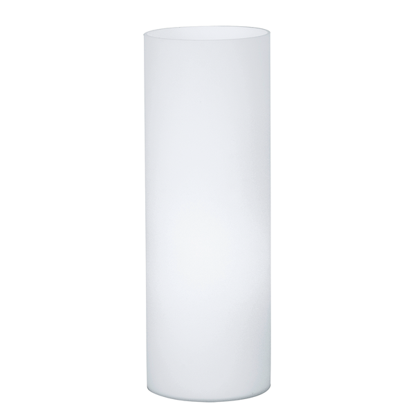 Tischleuchte Geo Glas - Opalglas - 1-flammig - Höhe: 35 cm