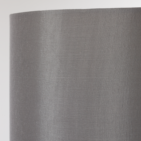 Tischleuchte Loster - Glas / Baumwollstoff - Hellbraun - 1-flammig - Hellbraun