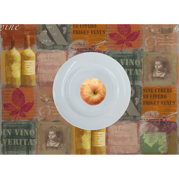 Tischset Country Home (1er-Set) - Orange - Naturfaser - 35 x 48 cm