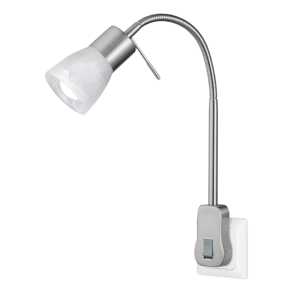 LED-Wandstrahler Levisto - Glas / Metall - 1-flammig