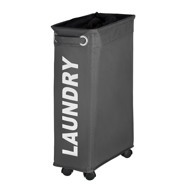 Wäschesammler Corno - Kunstfaser - Grau - Grau