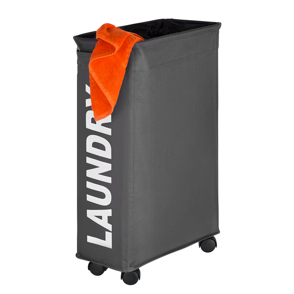 Wäschesammler Corno - Kunstfaser - Grau - Grau