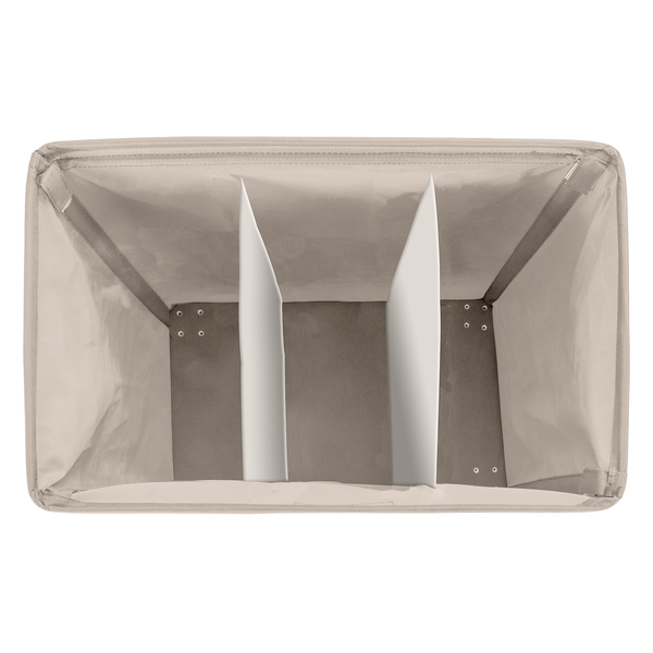 Wäschesammler Trivo - Webstoff - Haselnuss