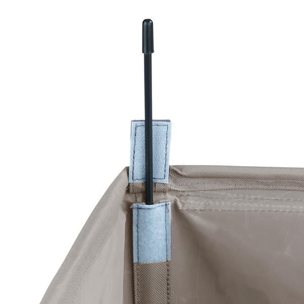 Wäschesammler Trivo - Webstoff - Haselnuss