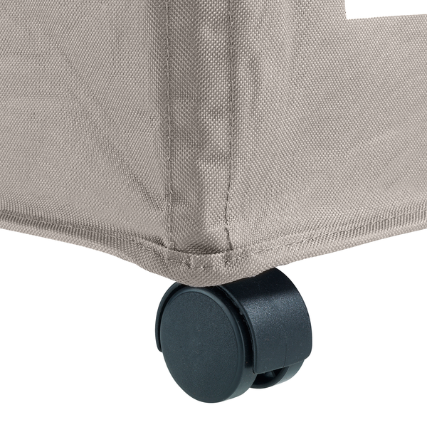 Wäschesammler Trivo - Webstoff - Haselnuss