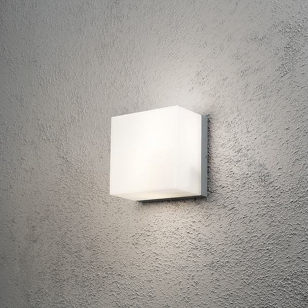 Wand- Deckenleuchte Sanremo Big - Aluminium/Glas - 1-flammig