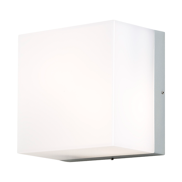 Wand- Deckenleuchte Sanremo Big - Aluminium/Glas - 1-flammig