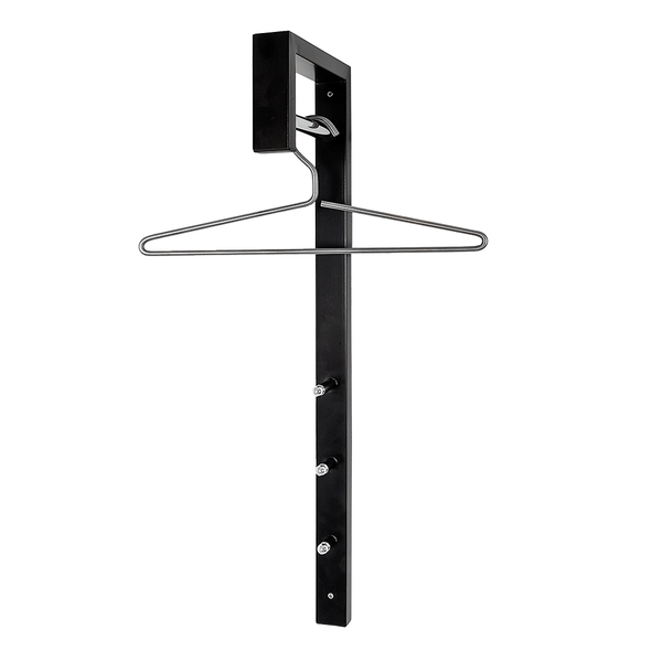 Wandgarderobe Benff - Schwarz