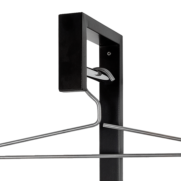 Wandgarderobe Benff - Schwarz