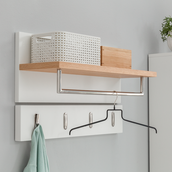 Wandgarderobe LINDHOLM - Weiß