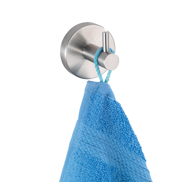 Wandhaken Uno Bosio (2er-Set) - Edelstahl - Silber