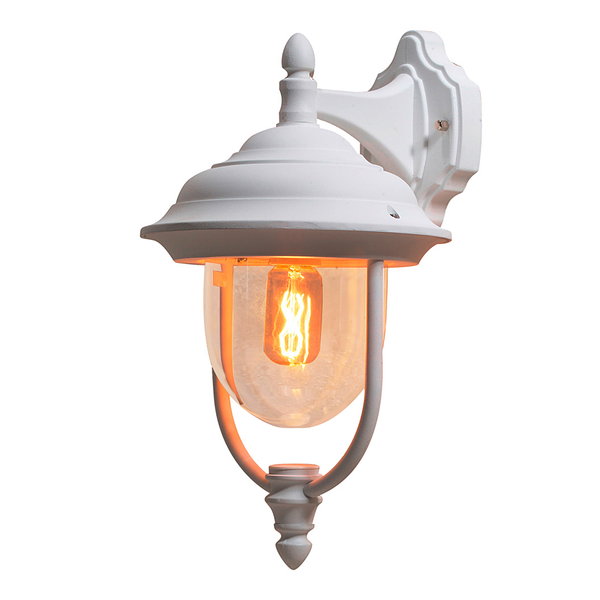 Wandleuchte Parma Down - Aluminium/Glas - 1-flammig
