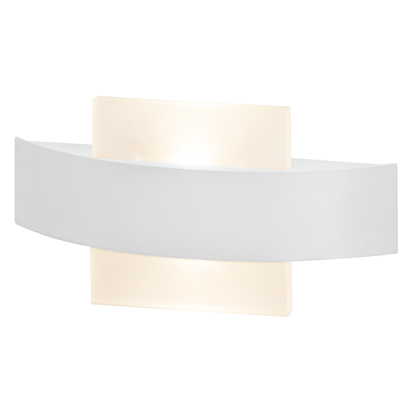 LED-Wandleuchte Solution II - Kunststoff / Metall - 2-flammig