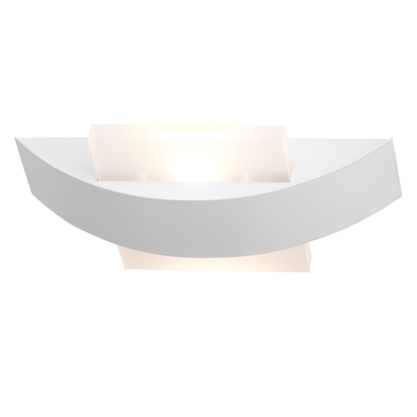 LED-Wandleuchte Solution II - Kunststoff / Metall - 2-flammig