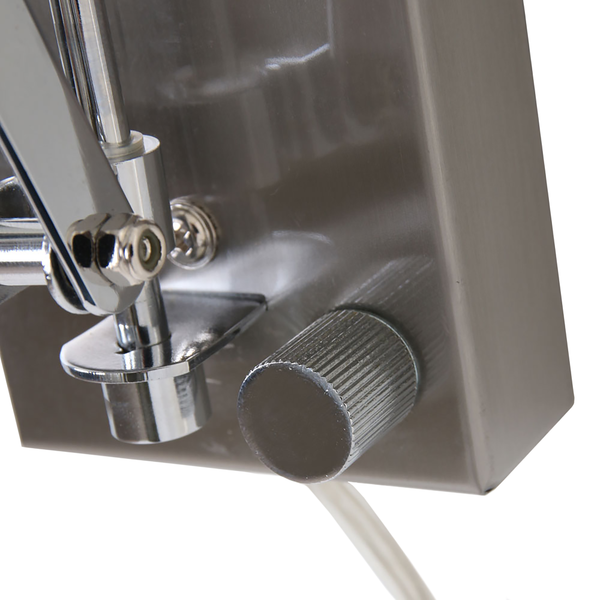 Wandleuchte Spring 1-flammig - Nickel matt