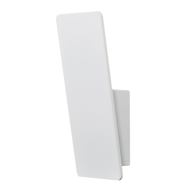 Wandleuchte Stan - Aluminium - Weiß