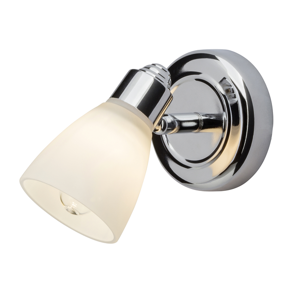 Wandstrahler Kensington - Glas / Eisen - 1-flammig