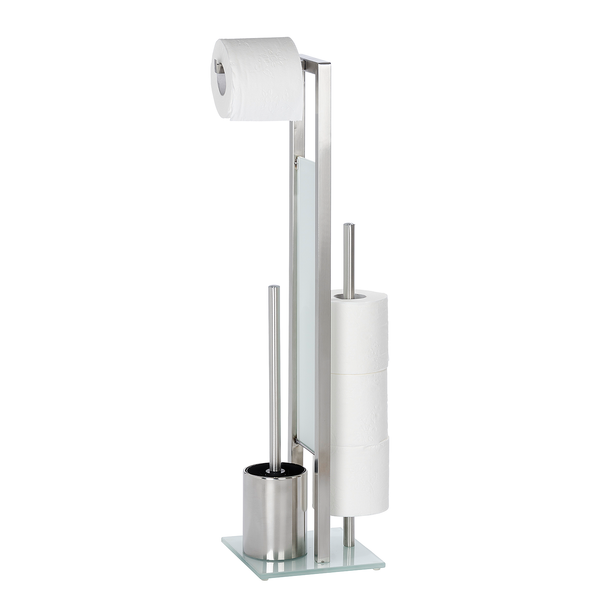 WC-Garnitur Rivalta - Stahl - Silber