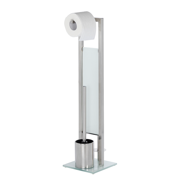 WC-Garnitur Rivalta - Stahl - Silber