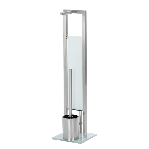 WC-Garnitur Rivalta - Stahl - Silber