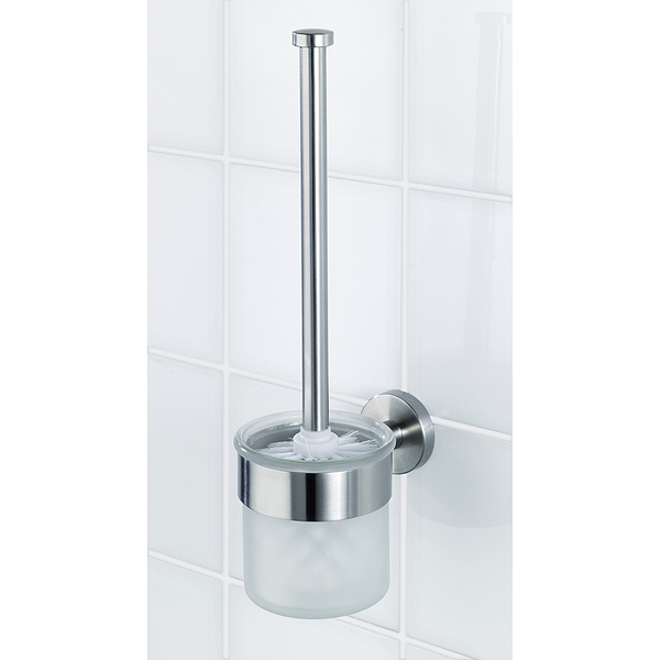 WC-Garnitur Bosio - Edelstahl´- Silber