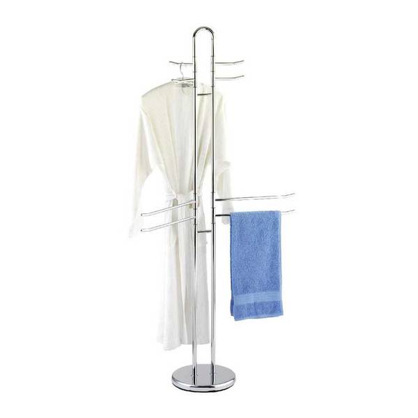 Handtuch & Kleiderständer - Höhe: 168cm - Chrom