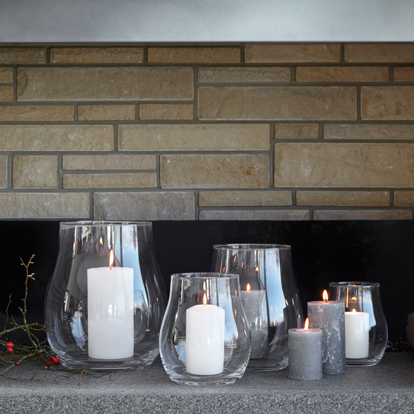 Windlicht Giardino - Klarglas - Höhe: 27 cm