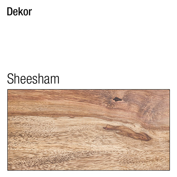 Würfel Yoga - Sheesham massiv - Natur