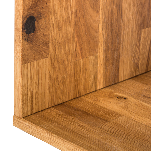 Regal GrapWOOD - Eiche massiv - Eiche - 39 x 39 cm