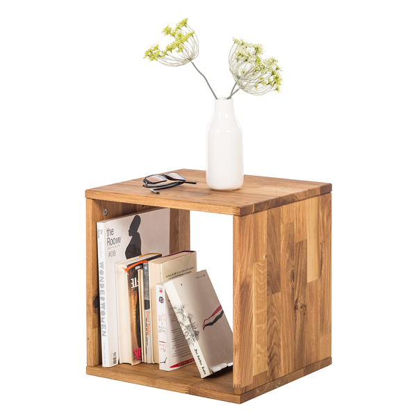 Regal GrapWOOD - Eiche massiv - Eiche - 39 x 39 cm